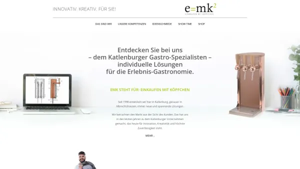 Website Screenshot: EMK Vertriebs GmbH - EmK – Einkaufen mit Köpfchen - Date: 2023-06-16 10:12:01