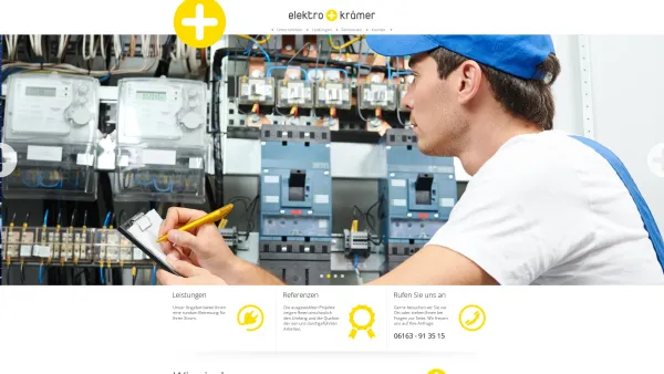 Website Screenshot: Elektro Krämer - Elektro Krämer - Date: 2023-06-16 10:12:01