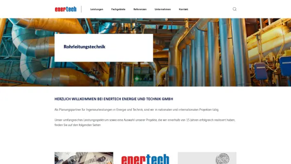 Website Screenshot: enertech Energie und Technik GmbH - Startseite - Enertech - Date: 2023-06-16 10:12:01