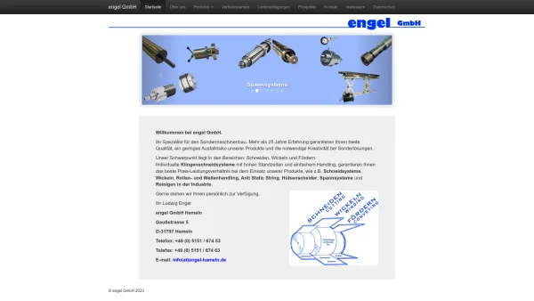 Website Screenshot: engel GmbH - engel GmbH - Startseite - Date: 2023-06-16 10:12:01