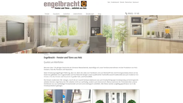 Website Screenshot: Engelbracht GmbH - Engelbracht - Fenster und Türen aus Holz - Date: 2023-06-16 10:12:01