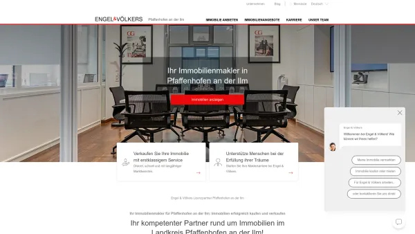Website Screenshot: Engel & Völkers Pfaffenhofen - Immobilien in Pfaffenhofen, Ilm – Ihr Immobilienmakler Engel & Völkers - Date: 2023-06-20 10:41:57