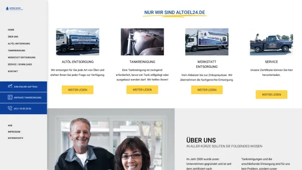 Website Screenshot: Entsorgungsfachbetrieb Monja Heuer - Home – Monja Heuer Entsorgungsfachbetrieb GmbH - Date: 2023-06-16 10:12:01