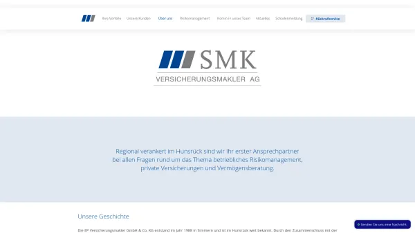 Website Screenshot: ep Versicherungsmakler - EP Versicherungsmakler GmbH & Co. KG - Date: 2023-06-16 10:12:01