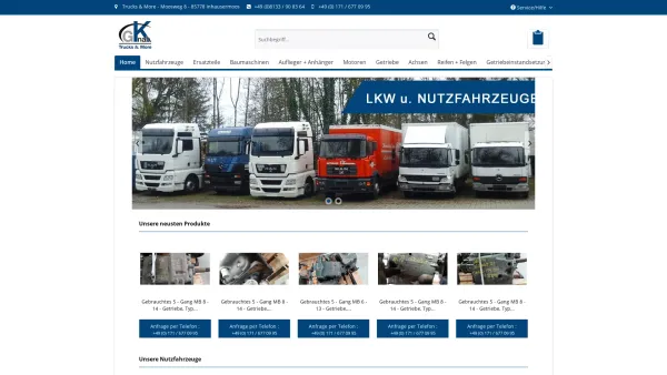 Website Screenshot: Knab Trucks & more - Günther Knab Trucks & More - Date: 2023-06-16 10:12:02