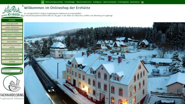 Website Screenshot: erzgebirge-onlineshop.de - Erzgebirge Volkskunst online kaufen - Date: 2023-06-16 10:12:02