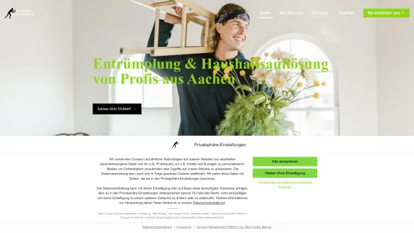 Website Screenshot: Euregional  Entrümpelung - Entrümpelung & Wohnungsauflösung Aachen » Euregional - Date: 2023-06-20 10:41:59