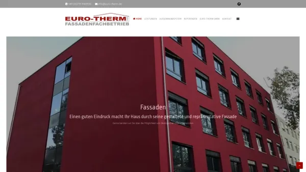 Website Screenshot: Euro-Therm GmbH Gut und günstig! - EURO-THERM GmbH - Date: 2023-06-16 10:12:05