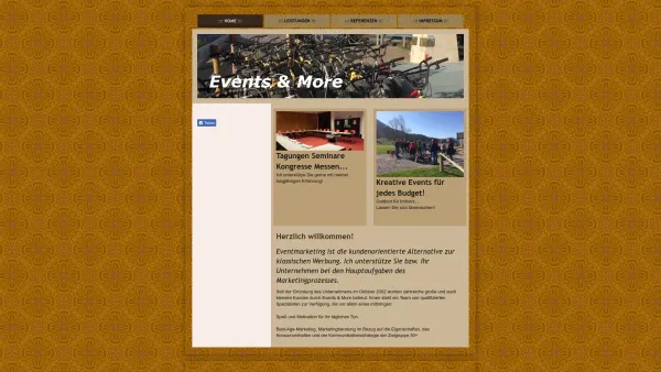 Website Screenshot: Events & More - Events & More, Eventmarketing-Uffing.de - Home - Date: 2023-06-16 10:12:05