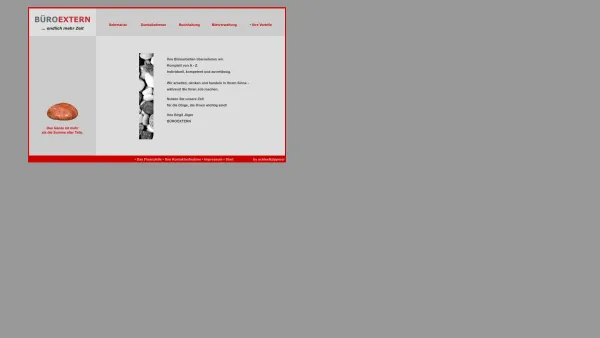 Website Screenshot: BÜROEXTERN · Birgit Jäger -  Büroarbeiten von A - Z · Wir arbeiten, denken und handeln in Ihrem Sinne - während Sie Ihren Job mach - BUEROEXTERN ... endlich mehr Zeit - Büroservice - Date: 2023-06-16 10:12:05