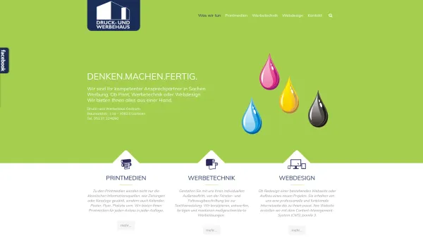 Website Screenshot: Druckerei F·D·F - Druck- und Werbehaus Garbsen - Printmedien, Werbetechnik und Webdesign - Date: 2023-06-16 10:12:05
