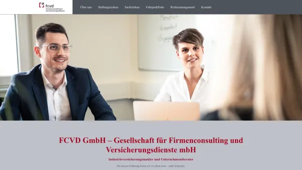 Website Screenshot: FCVD · Ges. für Firmenconsulting und Versicherungsdienste mbH - fcvd - fcvd Gesellschaft für Firmenconsulting & Versicherungsdienste GmbH - Date: 2023-06-16 10:12:08