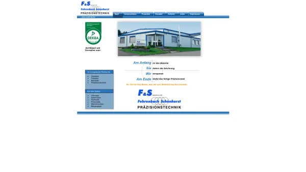 Website Screenshot: F + S GmbH & Co. KG - Startseite - Date: 2023-06-16 10:12:08