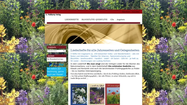 Website Screenshot: Feldkamp-Verlag - G. Feldkamp Verlag - Date: 2023-06-16 10:12:08