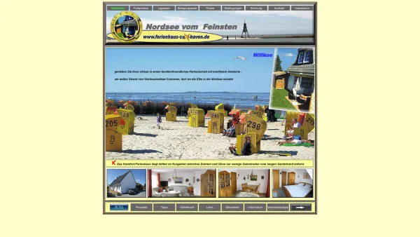 Website Screenshot: Grundstücksgemeinschaft Grzonks - Nordsee vom Feinsten: Ferienhaus in Cuxhaven von Privat - Date: 2023-06-16 10:12:08