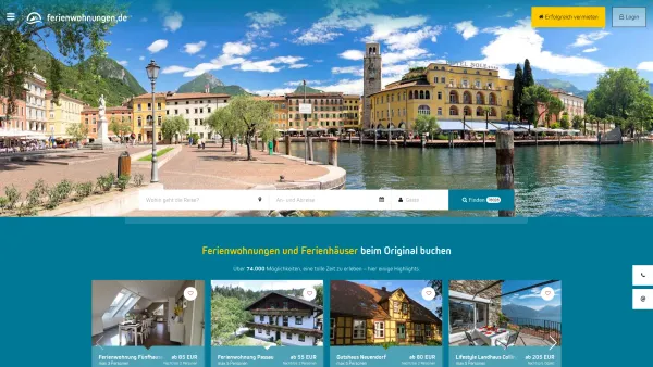 Website Screenshot: Fewodata e.K. -  Anzeigenmarkt für weltweite  Ferienunterkünfte - Ferienwohnungen & Ferienhäuser direkt von privat mieten oder vermieten - Date: 2023-06-16 10:12:08