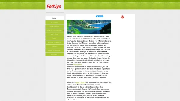 Website Screenshot: Fethiyee.de - Fethiye Information-Reiseführer-Sehenswürdigkeiten-Blog-Türkei - Date: 2023-06-20 10:41:59