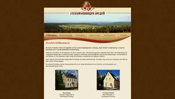 Website Screenshot: Erzgebirge Ferienwohnungen - Ferienwohnung Erzgebirge - Date: 2023-06-16 10:12:08