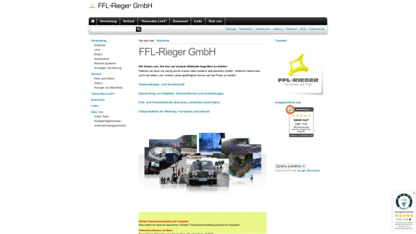 Website Screenshot: FFL-Rieger GmbH - FFL-Rieger GmbH - Date: 2023-06-16 10:12:08
