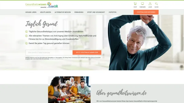 Website Screenshot: FID Verlag GmbH Fachverlag für Gesundheitswissen - Gesundheitswissen.de: Das Portal für Ihre Gesundheit - Date: 2023-06-16 10:12:11