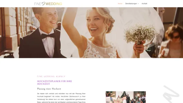 Website Screenshot: Fine Wedding Agency - Hochzeitsplaner für Ihre Hochzeit mit Fine Wedding. - Date: 2023-06-16 10:12:11