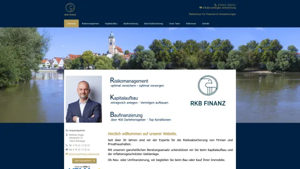 Website Screenshot: Finanzberatung Rogge e.K. - RKB FINANZ Nürtingen - Maklerhaus für Finanzen & Versicherungen - Startseite - Date: 2023-06-16 10:12:11