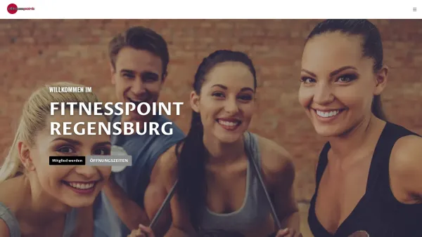 Website Screenshot: Fitnesspoint Regensburg GbR - Fitnesspoint Regensburg - Dein Fitnessstudio in Bayern - Date: 2023-06-16 10:12:11