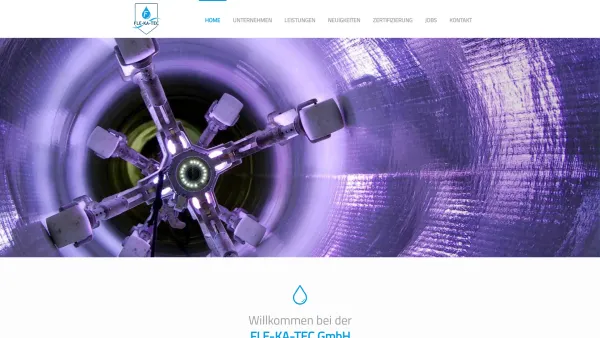 Website Screenshot: Flenker Umweltservice - FLE-KA-TEC GmbH - Ihr Partner für Kanaldienstleistungen - Date: 2023-06-16 10:12:12