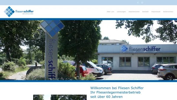 Website Screenshot: Fliesen Schiffer GmbH & Co. KG - Fliesen Schiffer Dinslaken - Date: 2023-06-16 10:12:12