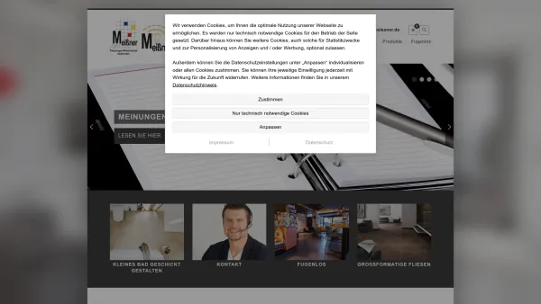 Website Screenshot: Klaus Meissner · Fliesenlegerfachbetrieb - Fliesen Naturstein Diamanttechnik | Grafenwöhr | Meißner - Date: 2023-06-16 10:12:15
