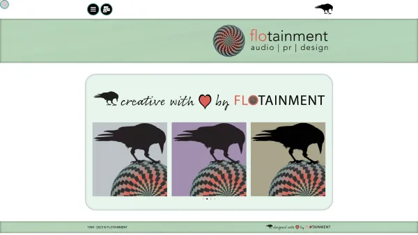 Website Screenshot: FLOTAINMENT -  Studio · Label · Musikverlag · Buchverlag - flotainment – audio | pr | design - Date: 2023-06-16 10:12:15