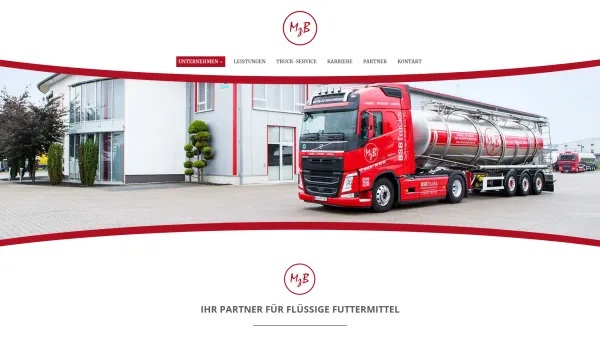 Website Screenshot: MZB GmbH Landhandel & Spedition -  Rapsölhandel, Handel mit Nach- und Nebenprodukten - MzB - Ihr Partner für flüssige Futtermittel - Date: 2023-06-16 10:12:15
