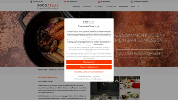 Website Screenshot: Foodatlas - Foodatlas Kochschule in Hannover - Date: 2023-06-20 10:41:59