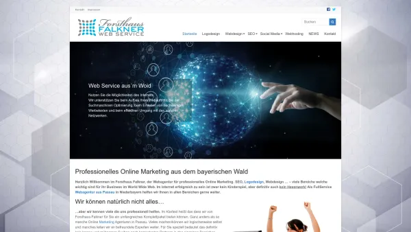 Website Screenshot: Forsthaus Falkner Webservice - SEO, Logodesign & Webdesign ➤ Online Marketing Agentur aus Bayern - Date: 2023-06-16 10:12:15