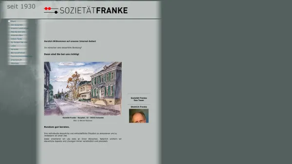Website Screenshot: D. und D. Franke Steuerberater -  Rundum gut beraten! - Sozietät Franke Schwelm - Rundum gut beraten - Date: 2023-06-16 10:12:15