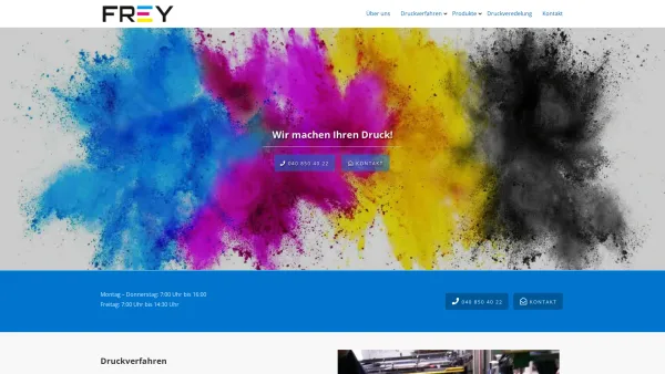 Website Screenshot: Siebdruck + Schilder Emil Frey KG - Startseite - Frey Siebdruck - Date: 2023-06-16 10:12:18