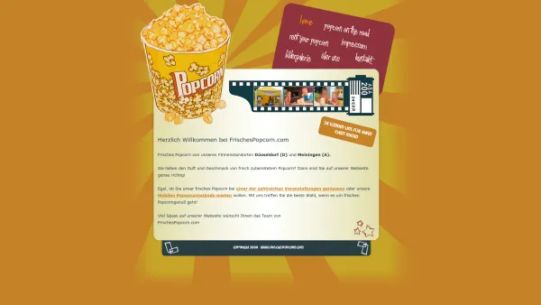 Website Screenshot: frisches Popcorn - Frisches Popcorn - Date: 2023-06-16 10:12:18