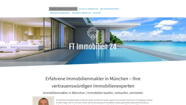 Website Screenshot: FT Immobilien 24 Immobilienmakler München - Ihr persönlicher Immobilienmakler in München - FT Immobilien 24 - Date: 2023-06-20 10:42:00