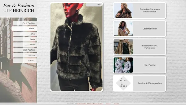 Website Screenshot: Fur & Fashion Ulf Heinrich - Fur & Fashion Ulf Heinrich in Hamburg-Blankenese - Date: 2023-06-16 10:12:18