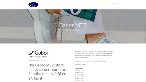 Website Screenshot: Gabor Shop Main-Taunus-Zentrum - Ihr Gabor Shop im Main-Taunus-Zentrum bei Sulzbach (Taunus) - Date: 2023-06-16 10:12:18