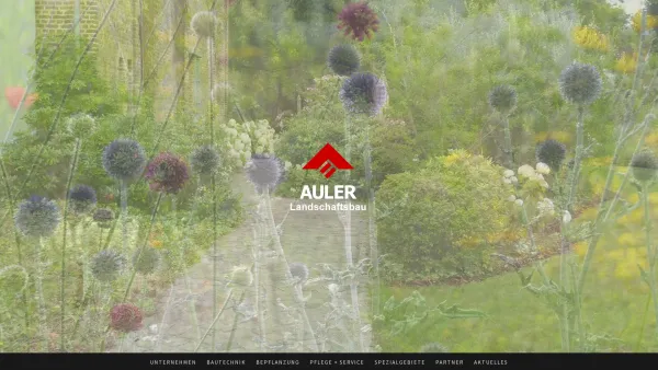Website Screenshot: Auler Garten- und Landschaftsbau GmbH -  Wir setzen auf Natur - 50 Jahre in Meisterhand - AULER Garten- und Landschaftsbau aus Heiligenhaus - Date: 2023-06-16 10:12:18
