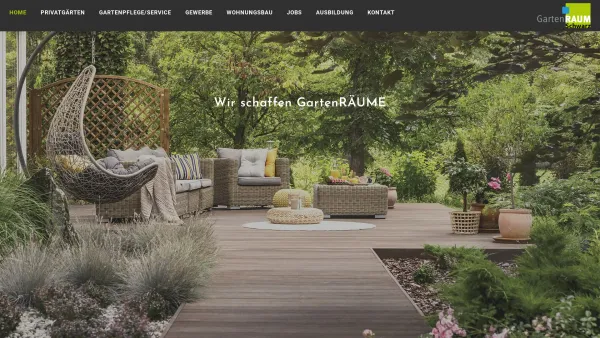 Website Screenshot: Schwarz GmbH & Co. KG - GartenRAUM Schwarz ... so will ich garten! - Date: 2023-06-16 10:12:18