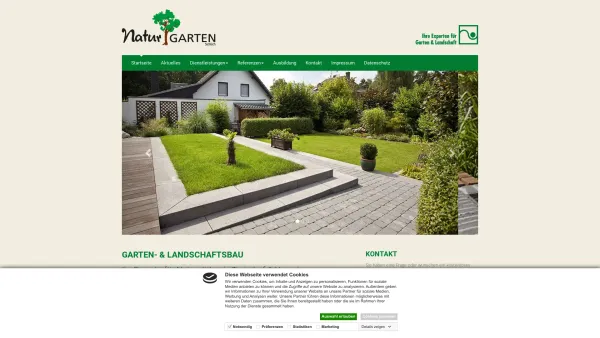 Website Screenshot: Naturgarten Schlich - Naturgarten Schlich • Gartenbau & Landschaftsbau ❀ - Date: 2023-06-16 10:12:21