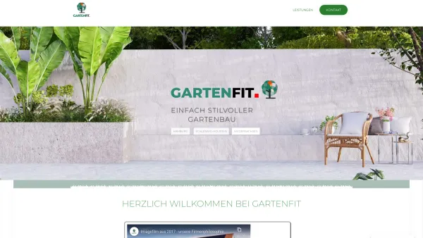 Website Screenshot: GartenFit.com GmbH & Co. KG - GartenFit - Einfach stilvoller Gartenbau - Garten- und Landschaftsbaubetrieb (GaLa) - GARTENFIT | Einfach stilvoller Gartenbau | Gartenbau und Gartenplanung in Hamburg Schleswig-Holstein Niedersachsen - Date: 2023-06-16 10:12:21