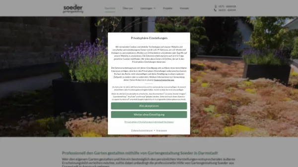 Website Screenshot: Gartengestaltung Soeder - Gartengestaltung Soeder | Garten gestalten | Landschaftsbau - Date: 2023-06-20 10:42:02