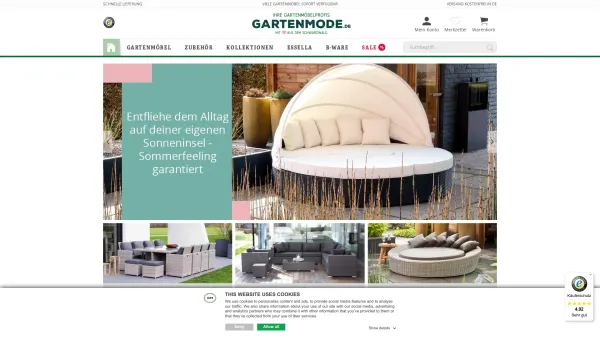 Website Screenshot: Rattan Shop TOO-Design GmbH - Gartenmode - Ihr Gartenmöbelprofi aus dem Schwarzwald | TOO-Design Gartenmöbel - Date: 2023-06-20 10:42:02