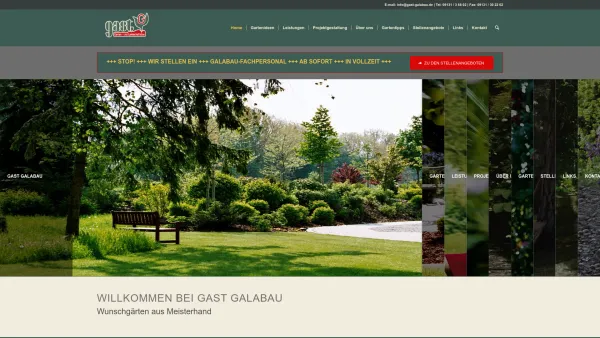 Website Screenshot: Gast Garten und Landschaftsbau - Gast Galabau Erlangen – Schöne Gärten aus Meisterhand - Date: 2023-06-16 10:12:21