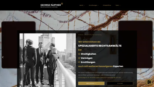 Website Screenshot: George & Partner mbB Rechtsanwälte - George & Partner Rechtsanwälte - Date: 2023-06-20 10:42:02