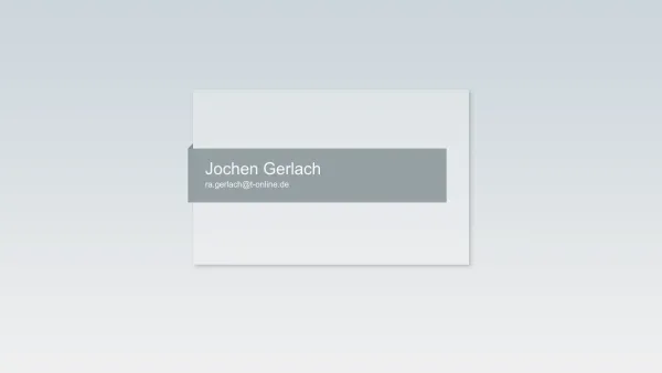 Website Screenshot: Rechtsanwaltskanzlei Gerlach & Kollegen - Jochen Gerlach - ra.gerlach@t-online.de - Date: 2023-06-16 10:12:21