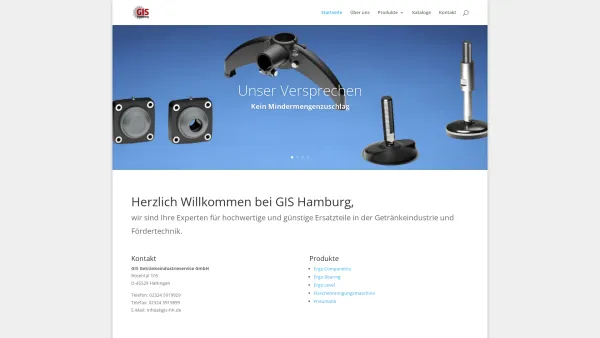 Website Screenshot: GIS Getränkeindustrieservice GmbH - Getränkeindustrieservice GmbH - GIS Hamburg - Date: 2023-06-16 10:12:24